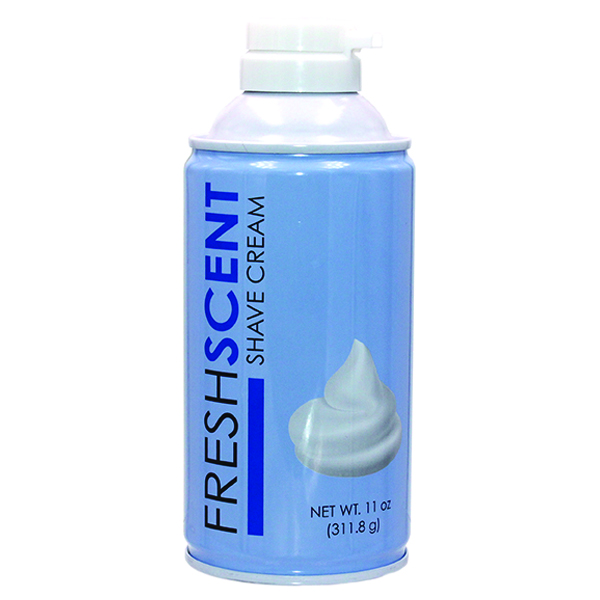 Cream Shaving Cream 11 oz. Aerosol Can (1/BO 12/CS 100CS/PLT) by New World Imports  ID ASC11